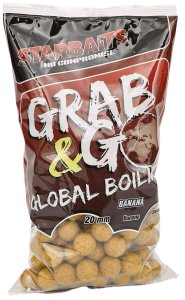 Starbaits Boilies Grab & Go Global Banana 1kg 24 mm
