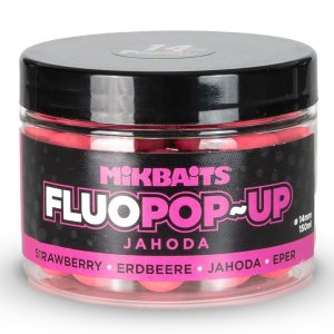 Mikbaits FluoPop-Up Strawberry 14mm 150ml