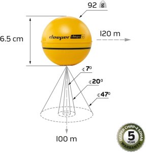 Hlubinný sonar CHIRP +2 Limitovaná edice ve žluté barvě