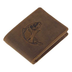 GreenDeed Rybářská peněženka Kapr bez zapínání. překlopení na stranu