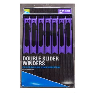 Preston Double Slider Winders 26cm Wide Purple
