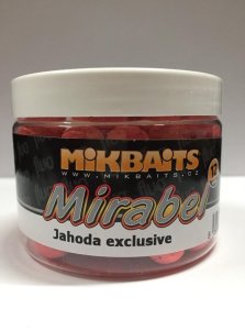 Mikbaits Mirabel Fluo boilie 150ml Strawberry 12mm