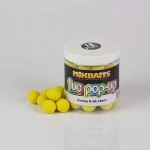Mikbaits Fluo Pop up 250ml Ananas NBA 18mm