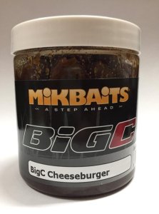 MikBaits Big Boilies v dipe BigC Cheeseburger 24mm 250ml