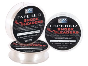 Asso Tapered Shock leader 5x15m 0,23-0,57mm transparentní
