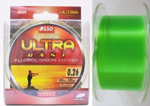 Asso Ultra Cast 300m 0,32mm fluo zelená