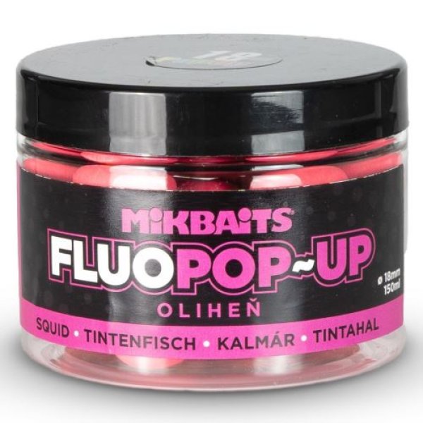 Mikbaits FluoPop-Up Squid 14mm 150ml